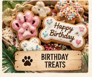 Sunkissed Barkery birthday treats